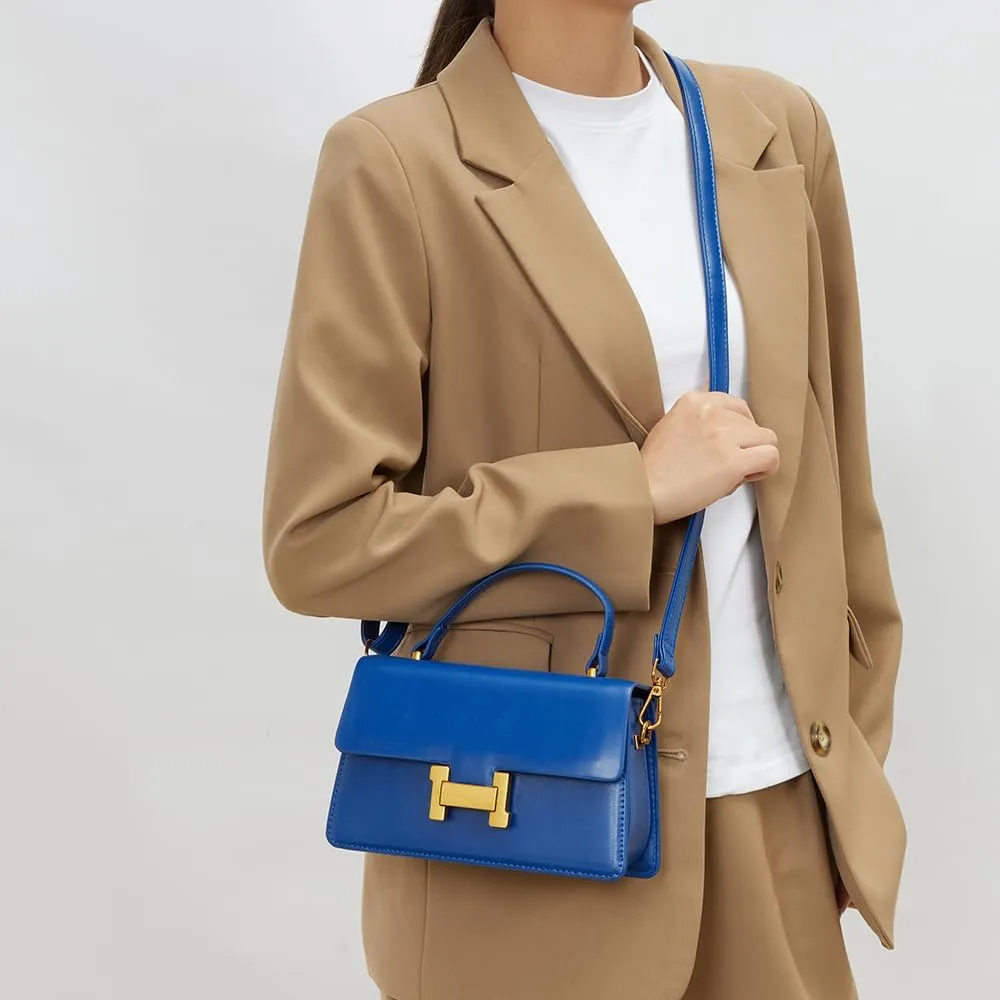 Designer Satchel Purses For Women, Small Cute Crossbody Handbag, Ladies Vegan Leather Top Handle Bags