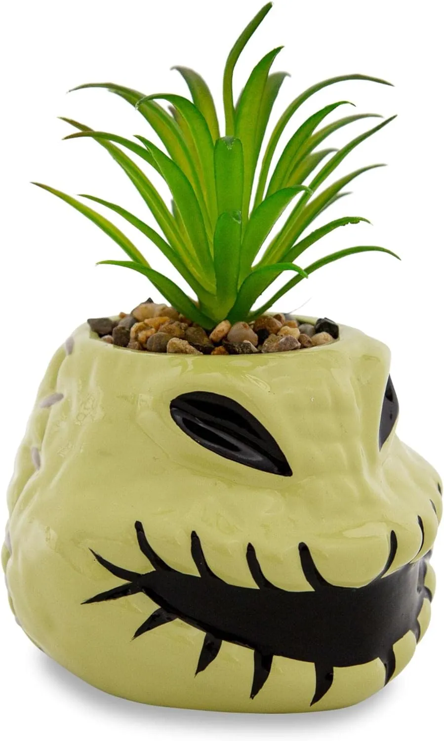 Disney The Nightmare Before Christmas Oogie Boogie 4-Inch Ceramic Mini Planter With Artificial Succulent