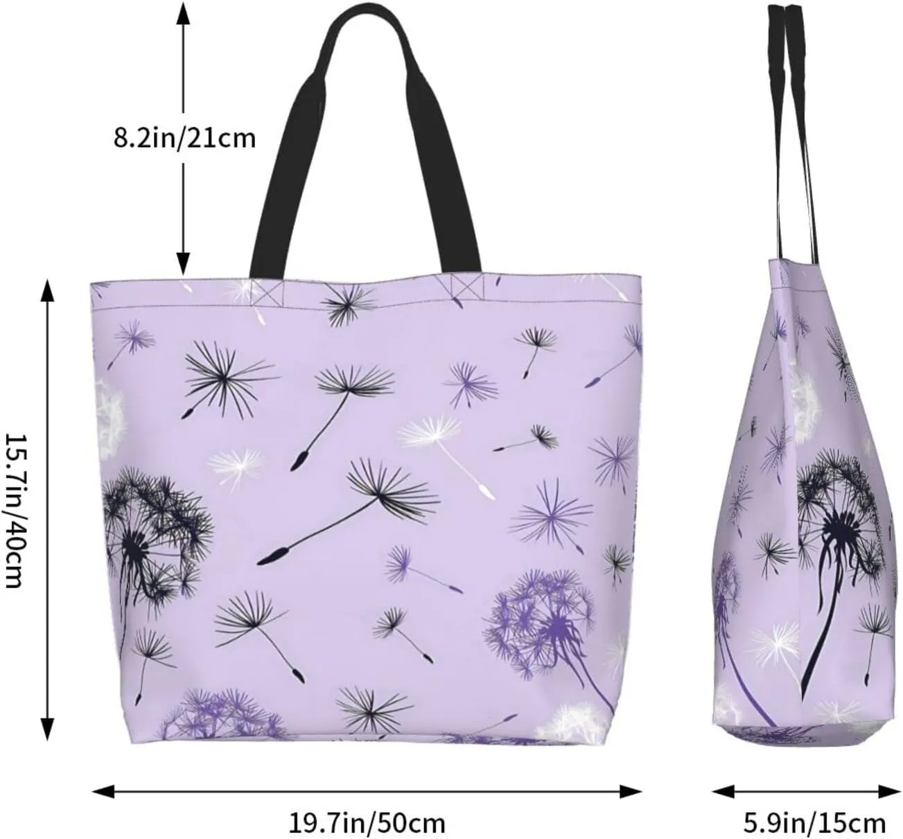 Distorted lines Tote Bag Shopping Bag Portable Handbags Tote Shoulder Bucket Bags for Women
