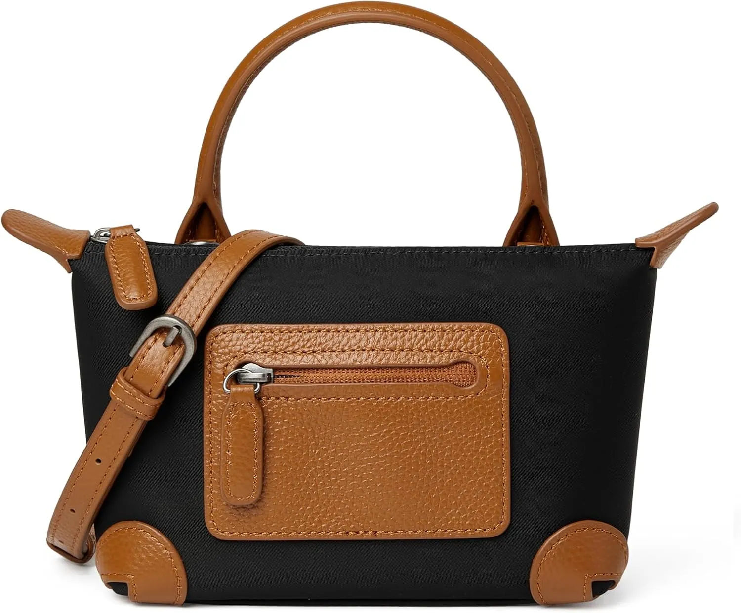 DORIS&JACKY Mini Top Handle Tote Purse For Women Designer Small Lightweight Crossbody Handbag With Adjustable Strap