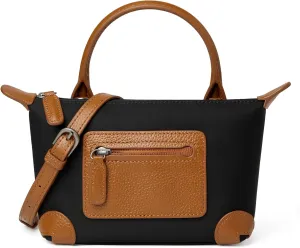 DORIS&JACKY Mini Top Handle Tote Purse For Women Designer Small Lightweight Crossbody Handbag With Adjustable Strap