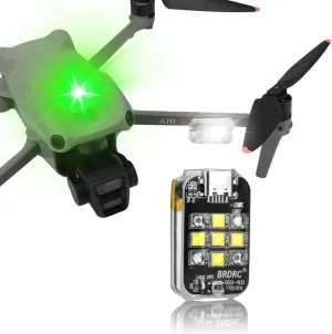 Drone Strobe Light, Anti Collision Light, for FAA Drone Night Flying,Rechargable Flash Signal Lamp for DJI Air 3S/Mini 4 Pro/Avata 2/Neo/Mavic 3/Mini 3 Pro