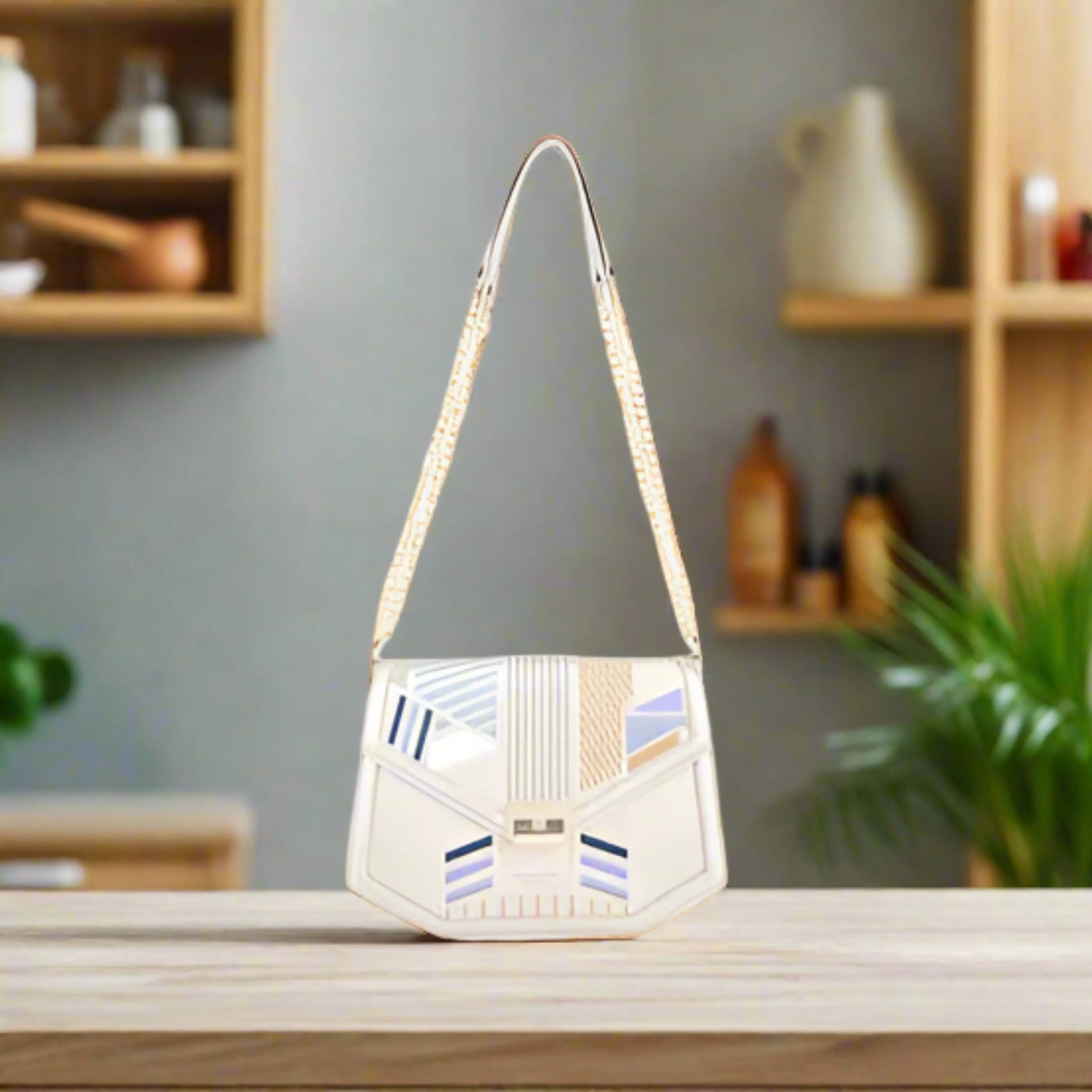 Dynamic | Geometric Print Crossbody Bag