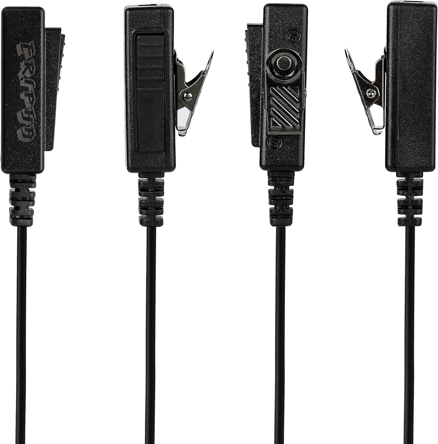 Earpiece for Midland GXT1000VP4 Walkie Talkie 2 Way Radio Surveillance Security Headset Acoustic Tube Ear Piece with Mic PTT LXT500VP3 GXT1050VP4 GXT1000XB (2 Packs)