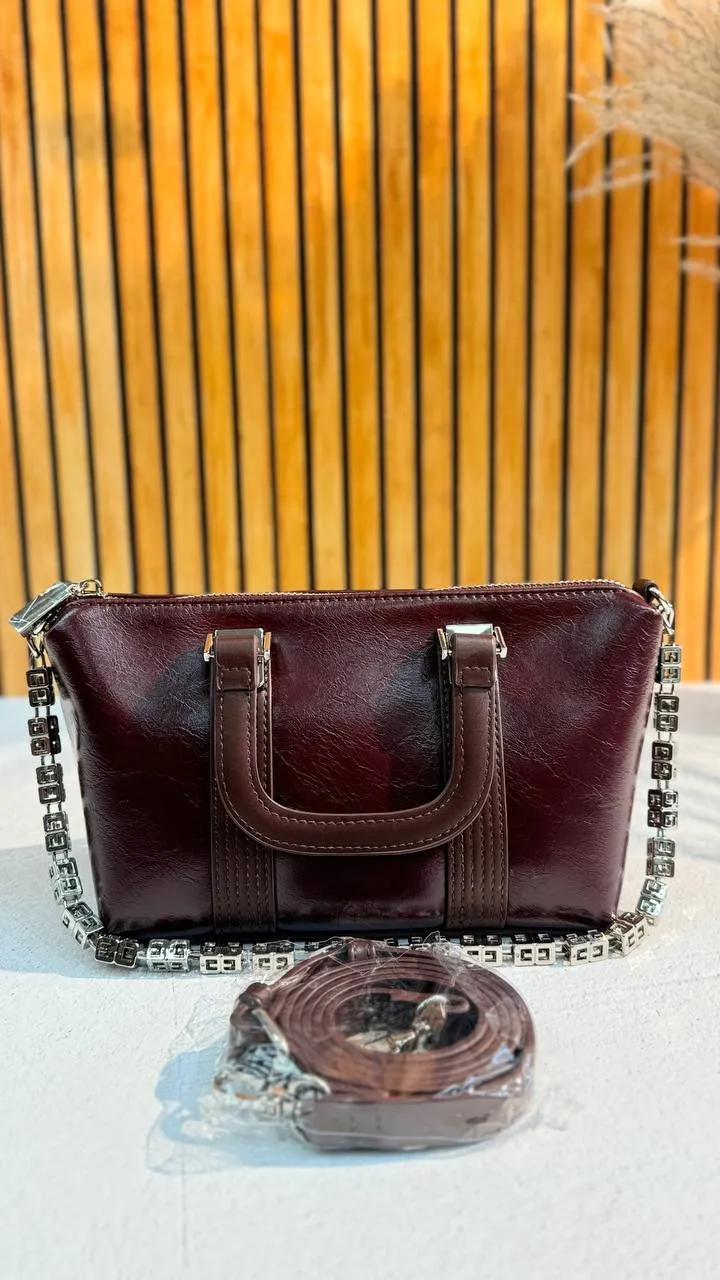Elegant Statement: Premium Leather Handbag