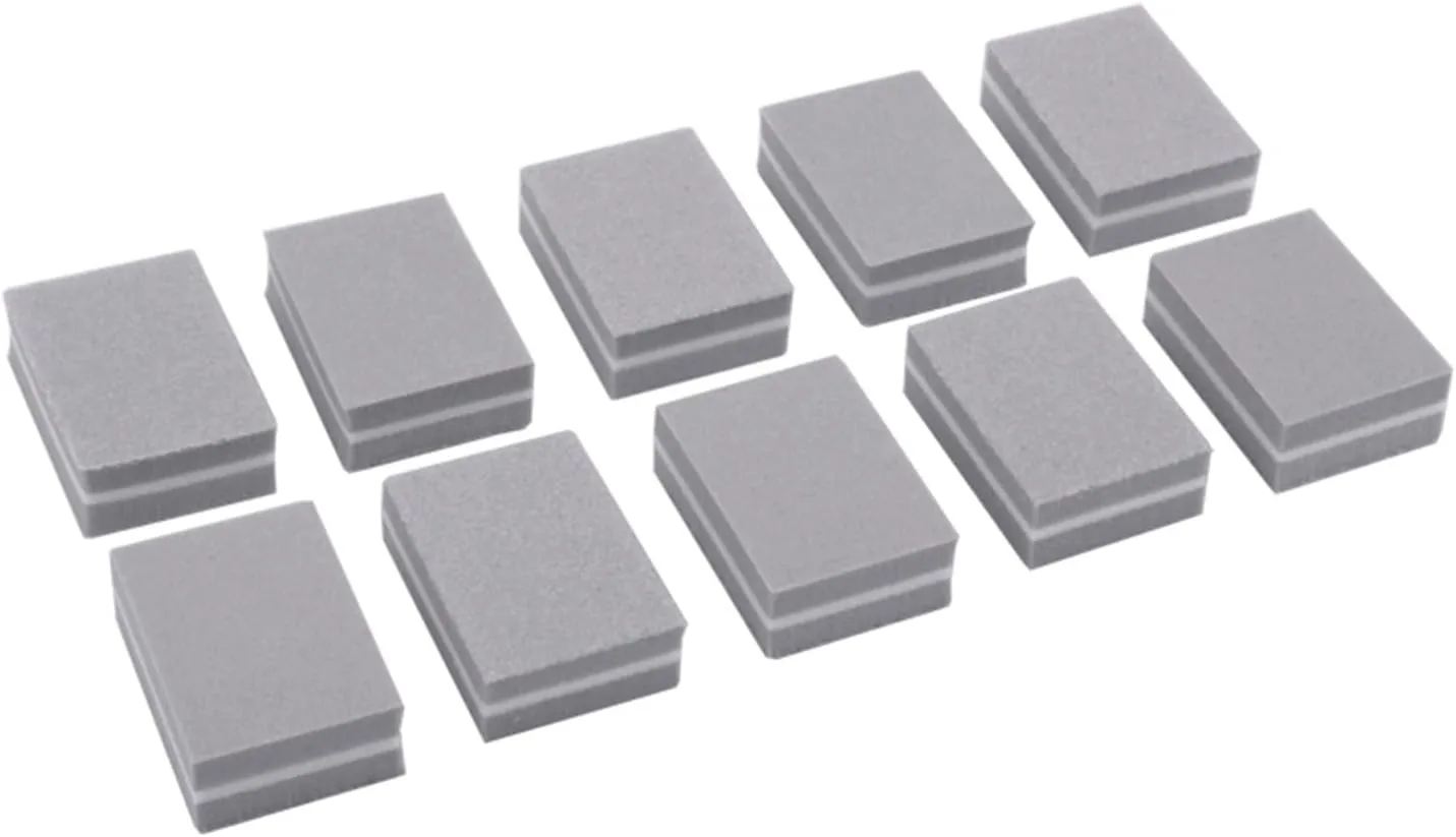 Emery Boards Nail Care kit with Nail File Buffer, 50pcs/lot Double-Side Nail Art Buffer File Mini Gray Nail Sanding