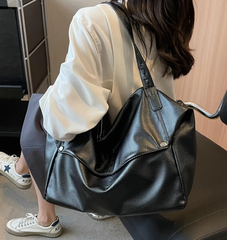Epsion Large Tote Bags for Women PU Vegan Leather Shoulder Bag Handbags and Purses Top Handle Bag with 2 Removable Strap