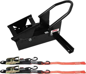 Extreme Max 5600.3204 Deluxe Motorcycle Wheel Chock/Tie-Down Kit