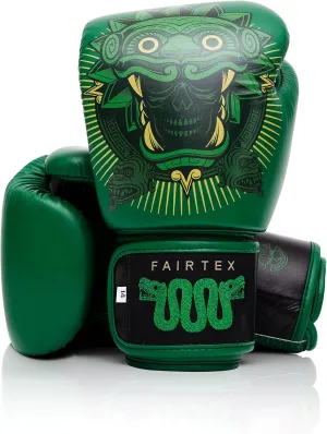 Fairtex Resurrection Premium Muay Thai Boxing Gloves - Limited Edition Design | Collaboration with Tom Atencio | Stylish & Durable | Syntek Leather | Handcrafted | MMA Kickboxing Gloves