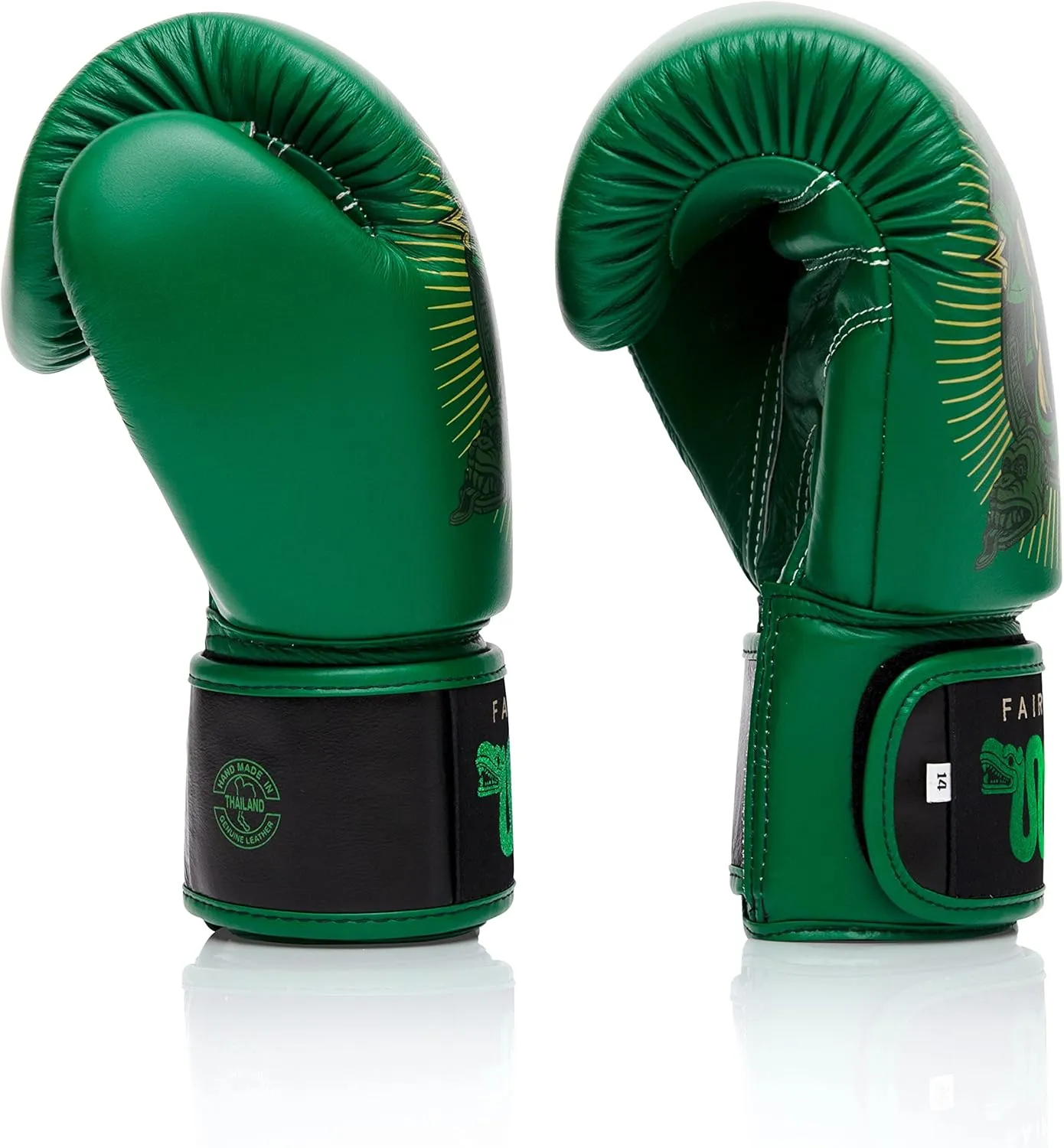 Fairtex Resurrection Premium Muay Thai Boxing Gloves - Limited Edition Design | Collaboration with Tom Atencio | Stylish & Durable | Syntek Leather | Handcrafted | MMA Kickboxing Gloves