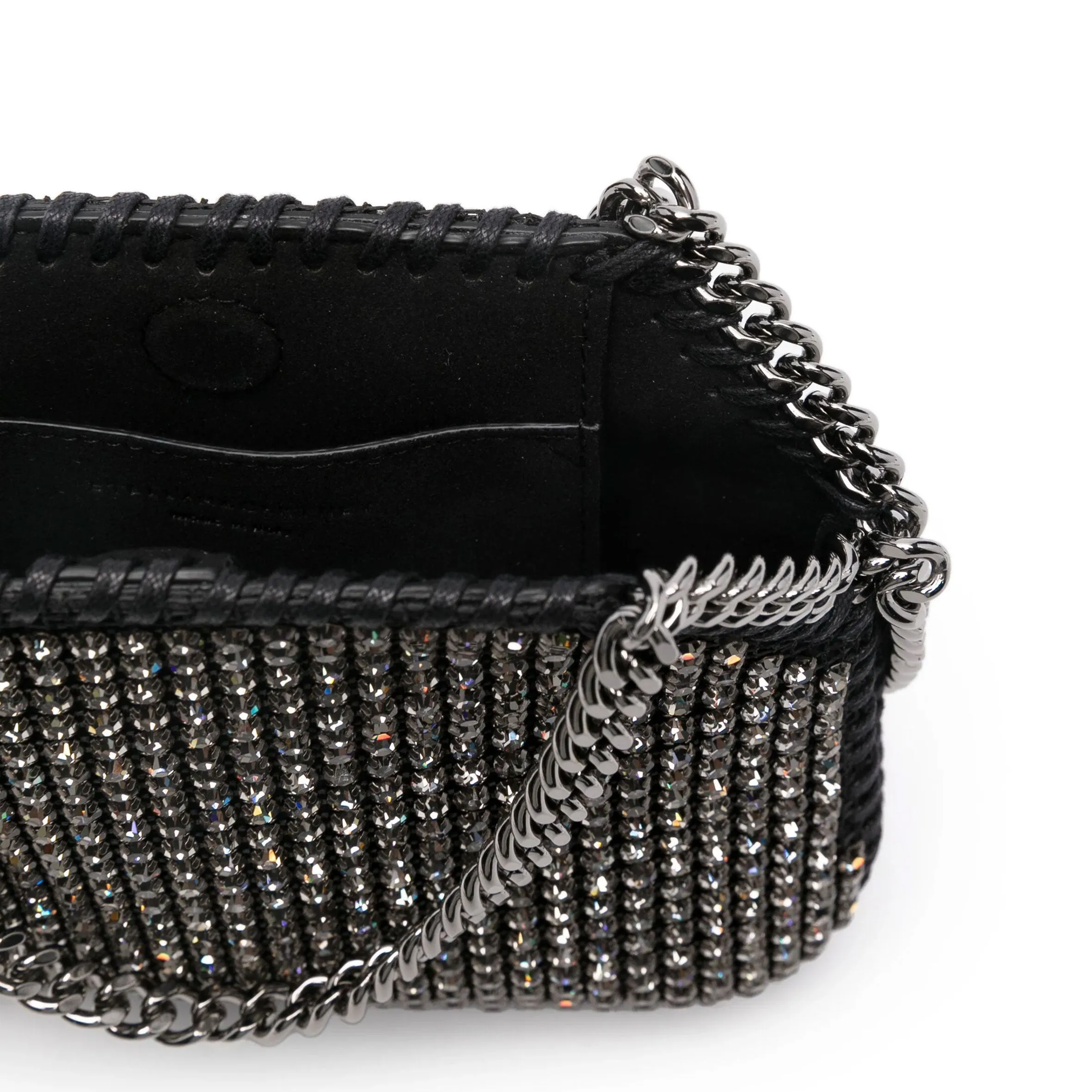 Falabella Evening Crystal All Over, Black