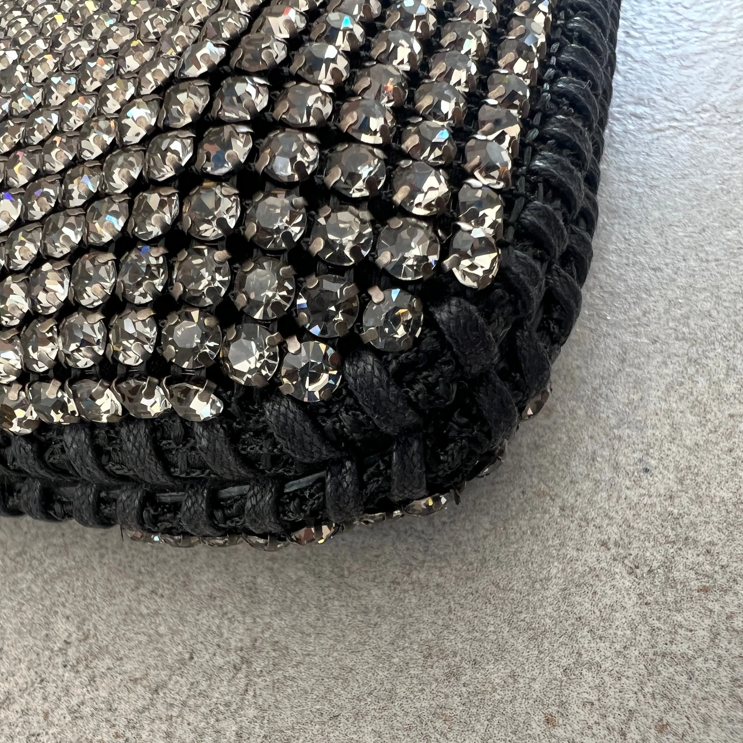 Falabella Evening Crystal All Over, Black