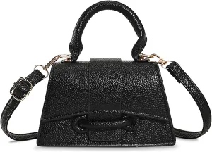 FALETO Mini Purses for Women Cute Top Handle Crossbody Bag Stylish Tiny Clutch Handbag with Strap