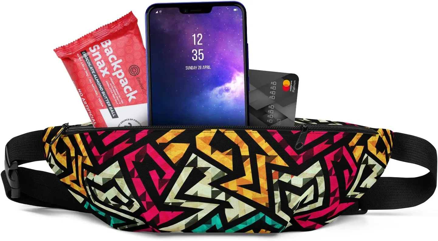 Fanny Pack - Fanny Pack for Men and Women - Belt Bag - Accessories for Men and Women - Fashion Waist Packs - Versatile Crossbody Bag - Travel Accessory Bag - Chest Bag - 90s Freaky Fresh