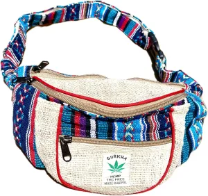 Fanny Pack Unique Fanny Passport Hippie Bag Hip Bag Waist Pack Bag Festival Bag Travel West Pack / 100% Himalaya Hemp| FAIR TRADE | Handmade With Love In Nepal