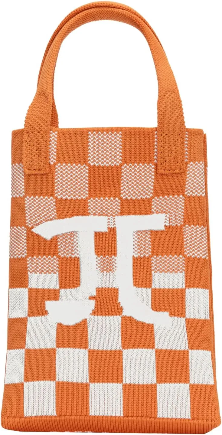 Fashion Plaid Classic Wristband Crossbody Bag Women's Knit Bag Premium Texture