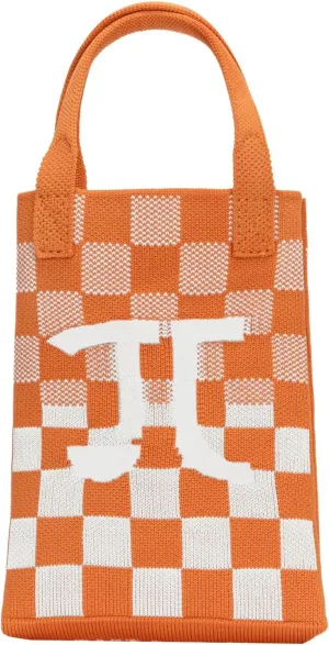 Fashion Plaid Classic Wristband Crossbody Bag Women's Knit Bag Premium Texture