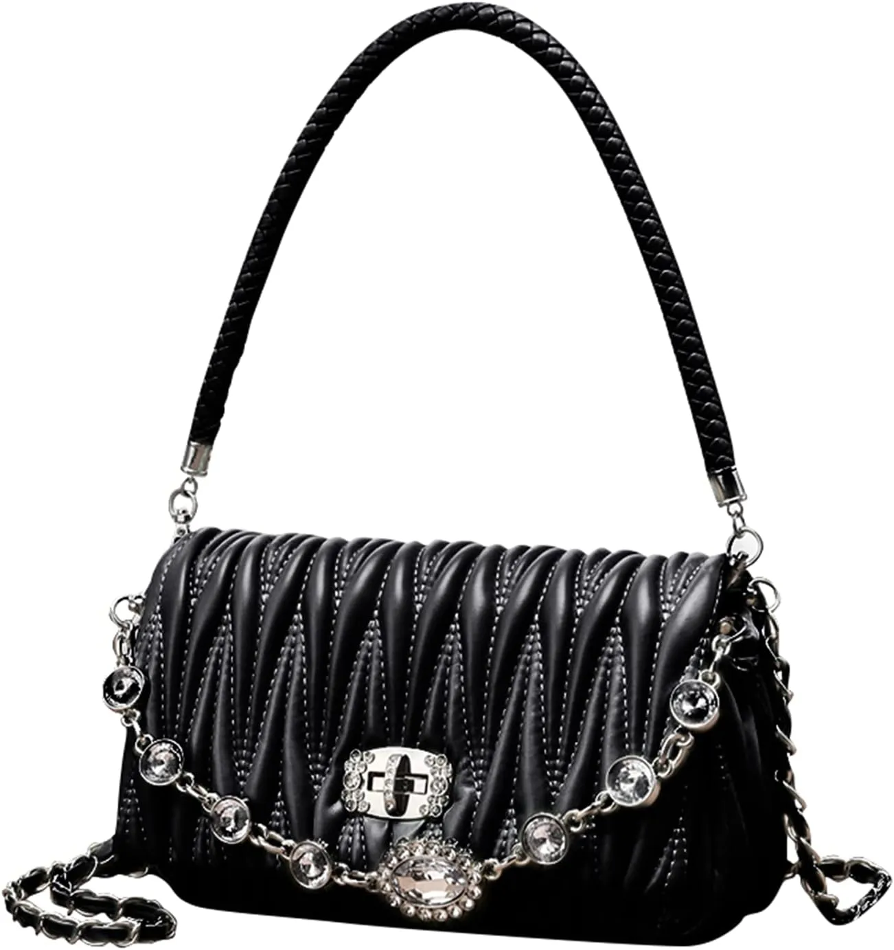 Fashion Women Underarm Bag Handbag Top Handle Bag