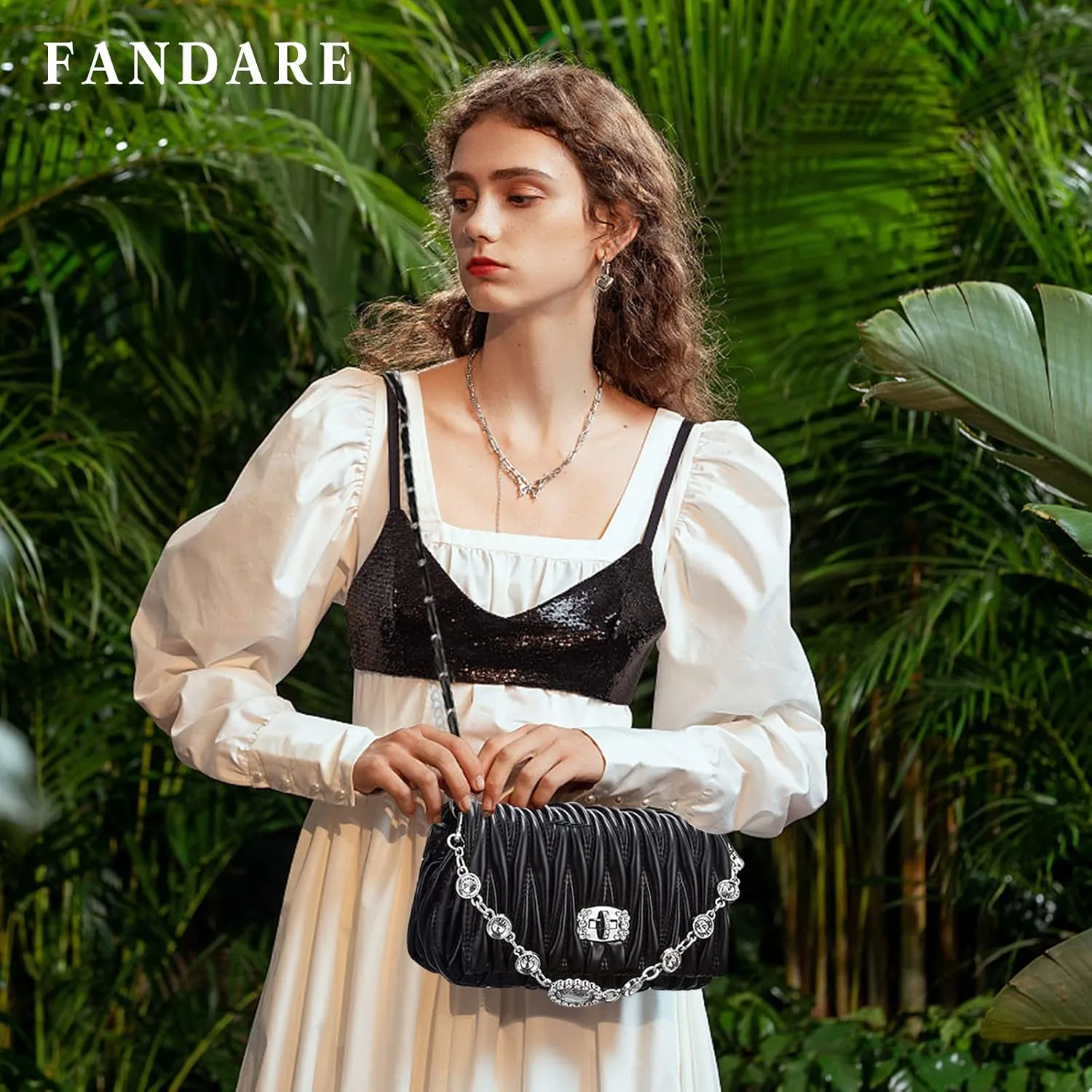 Fashion Women Underarm Bag Handbag Top Handle Bag