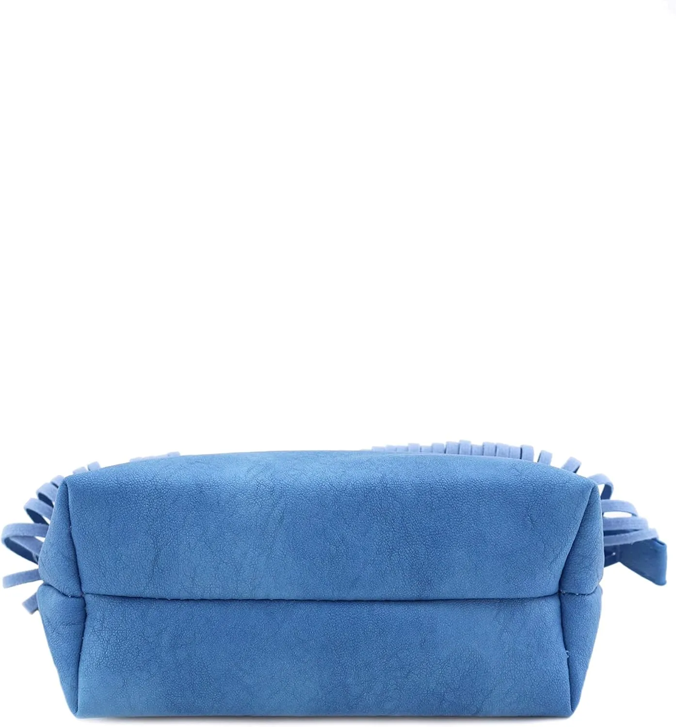 FashionPuzzle Small Fringe Crossbody Bag with Wrist Strap
