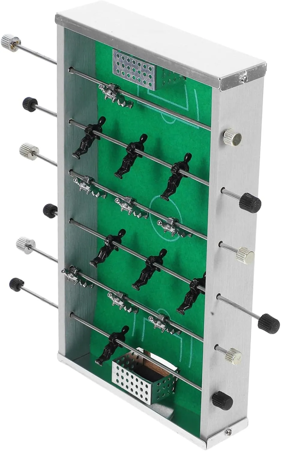 FAVOMOTO Interactive Soccer Game Mini Table Football Portable Foosball Game Skill Improvement Parent-Child Fun Sturdy Construction Light-up Soccer Ball