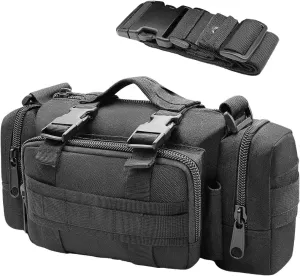 Fishing Tackle Bag Duffel Waist Bag Fanny Waist Pack Waterproof Utility Pouch Crossbody for Travel Gym Outdoor Men Gift
