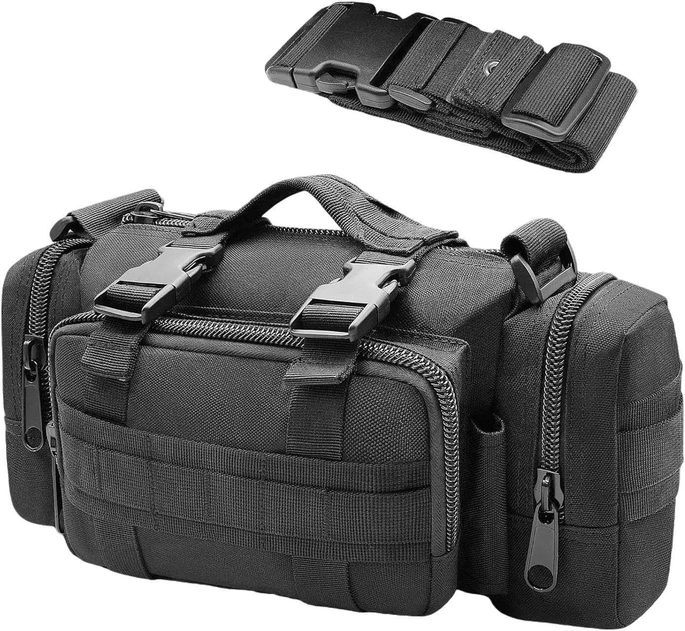 Fishing Tackle Bag Duffel Waist Bag Fanny Waist Pack Waterproof Utility Pouch Crossbody for Travel Gym Outdoor Men Gift