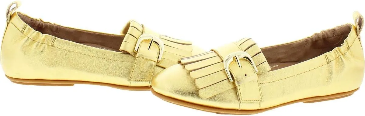 FitFlop Womens Allegro/Frankie Fringe Ballet Flat Shoes US