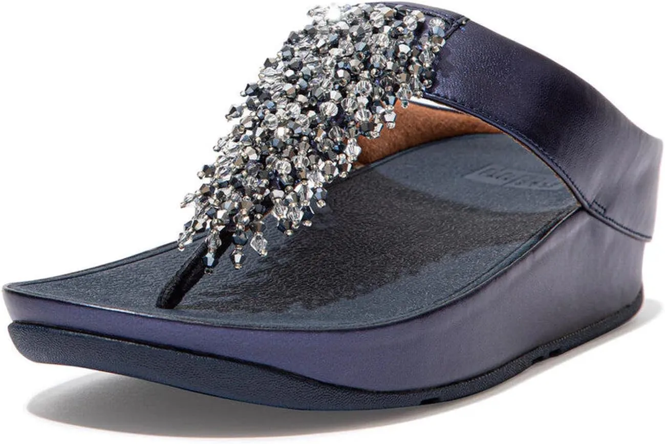 FitFlop Women's Rumba Beaded Toe-Post Sandals