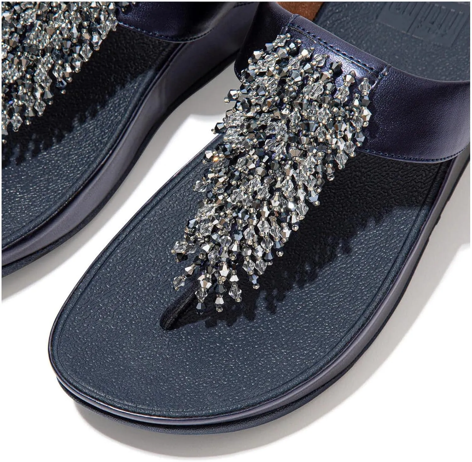 FitFlop Women's Rumba Beaded Toe-Post Sandals