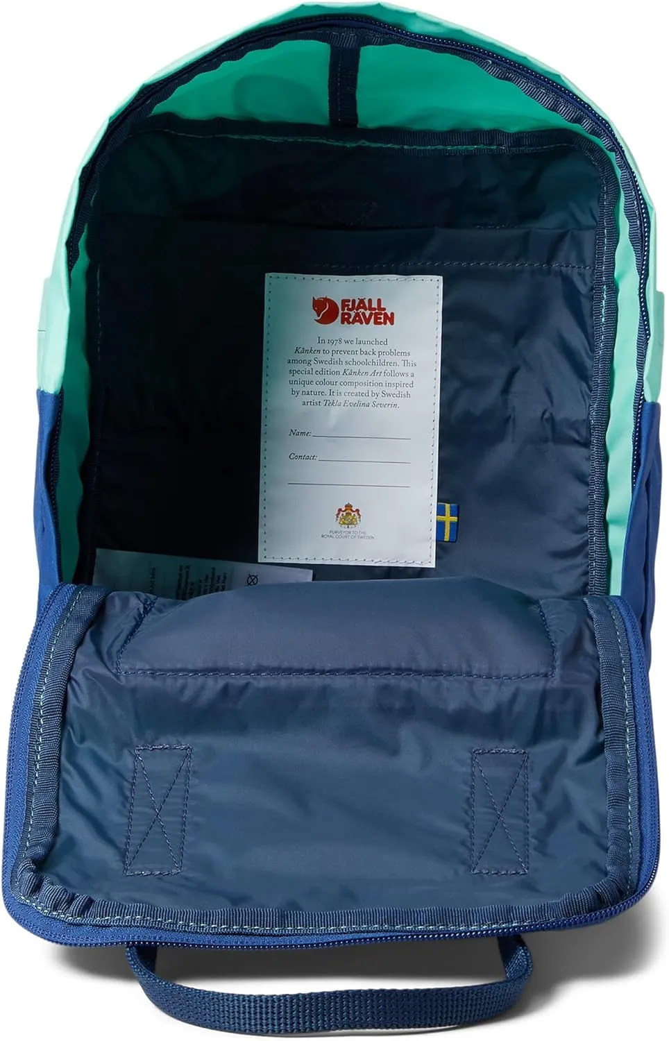Fjällräven Kanken Art Mini Coast Line/Sky One Size