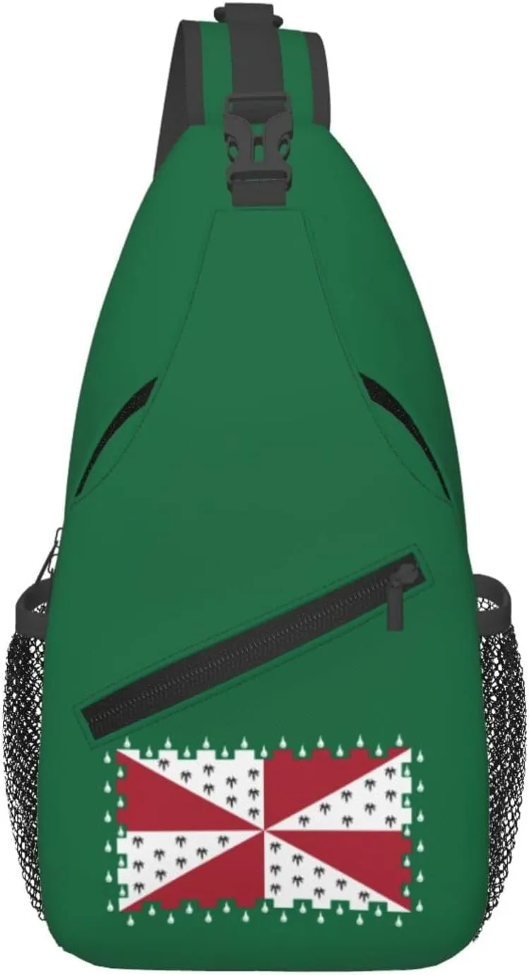Flag Of Loudoun County, Virginia Crossbody Bags For Women Men Chest Backpack Gym Shoulder Bag Travel Outdoor Sports Casual Crossbody Bags