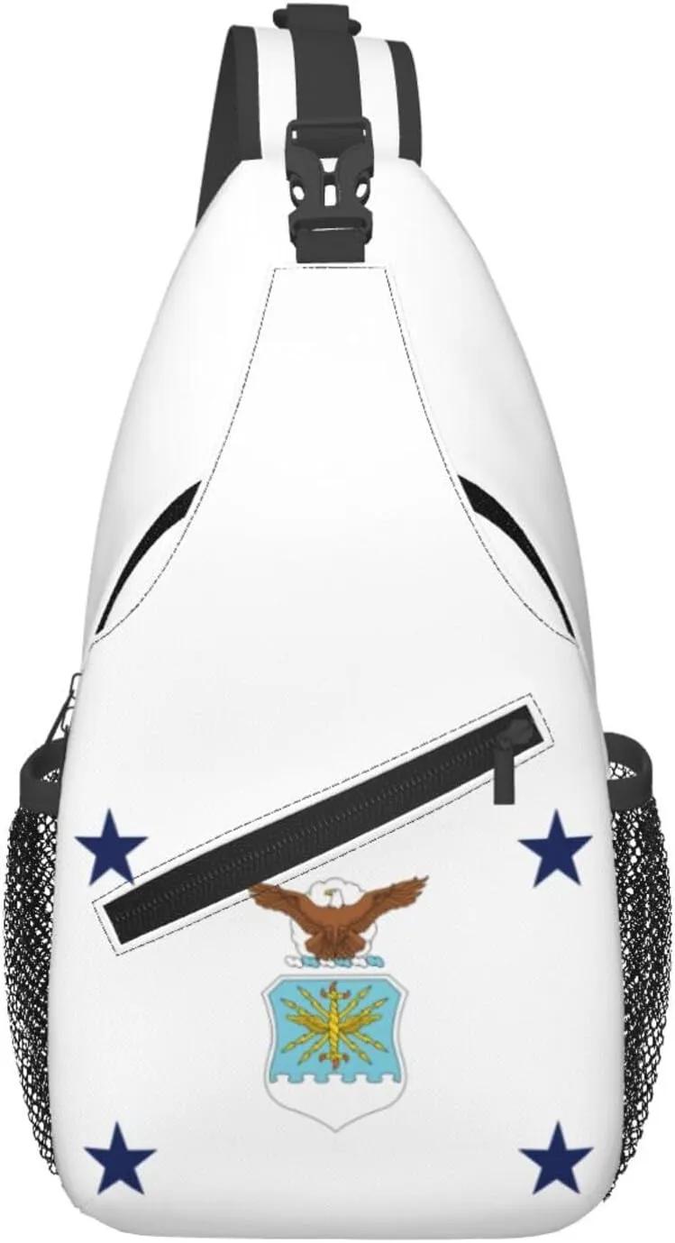 Flag Of The Under Secretary Of The Air Force Crossbody Bags For Women Men Chest Backpack Gym Shoulder Bag Travel Outdoor Sports Casual Crossbody Bags