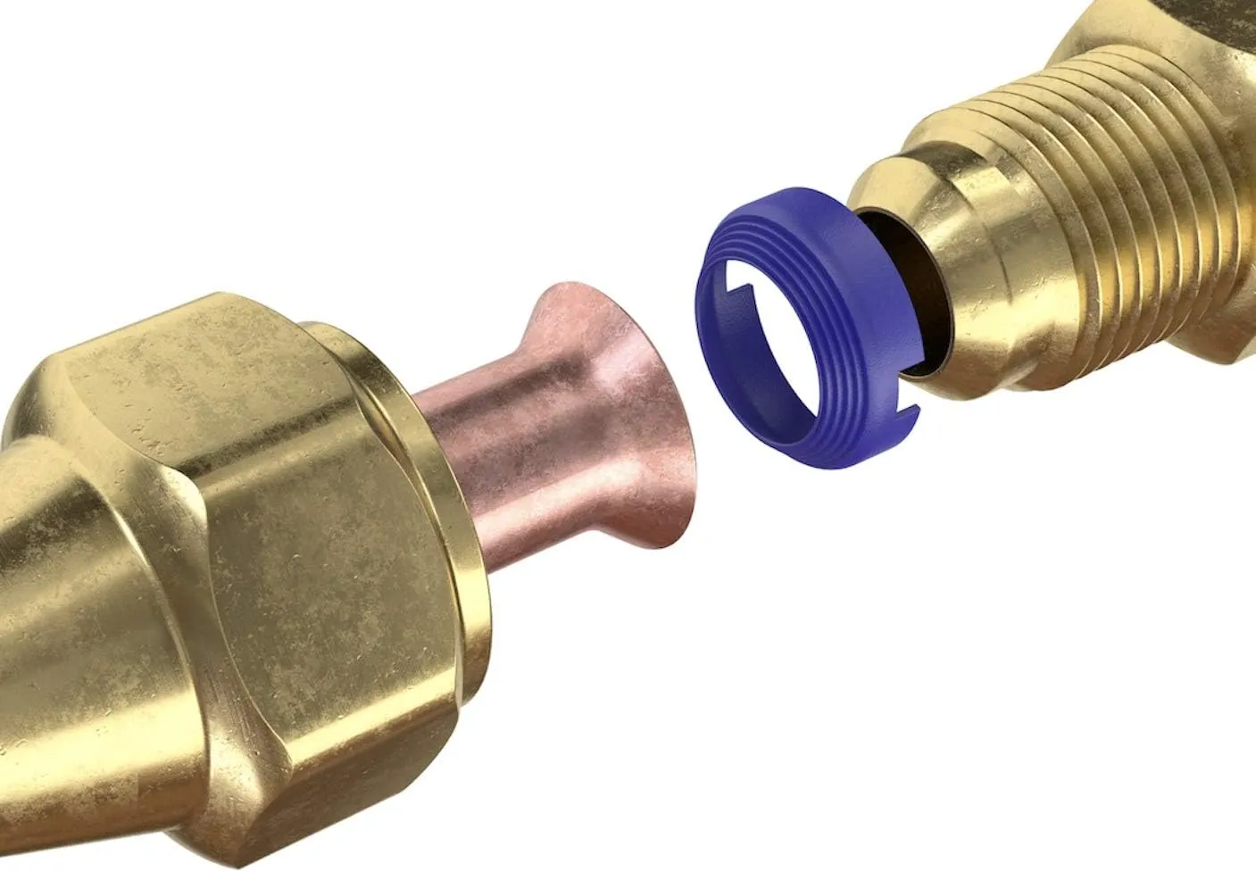 FlareSeal® Model MSP-0406 Leak Free SAE Flare Connections - Refrigerant Leaks Refrigeration, HVAC, Ductless, Schrader Valve or Mini Split Applications (1/4", Mini Split Pack - (2) 1/4" and (2) 3/8")