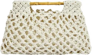 Floerns Women's Straw Bag Handle Beach Clutch Purse Hobo Handbag