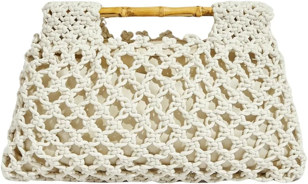 Floerns Women's Straw Bag Handle Beach Clutch Purse Hobo Handbag