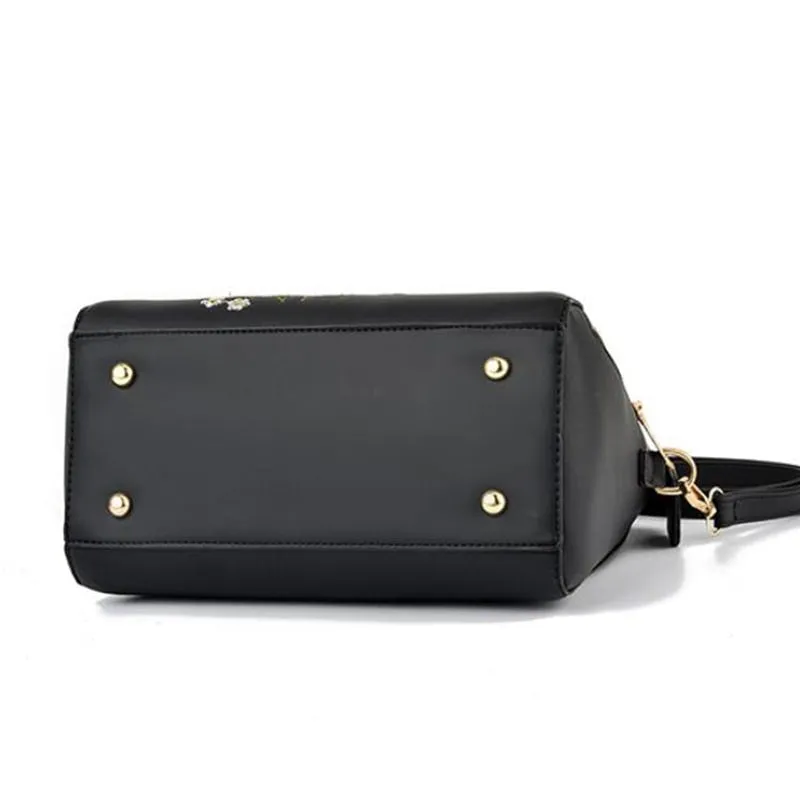 Flower Women Handbags Clear communication Shoulder Comprehensive assistance bags Messenger Bag Leather