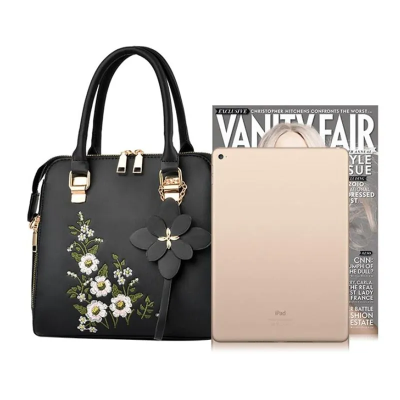 Flower Women Handbags Clear communication Shoulder Comprehensive assistance bags Messenger Bag Leather