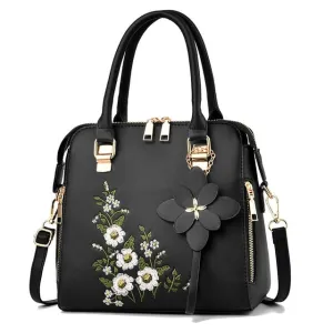 Flower Women Handbags Clear communication Shoulder Comprehensive assistance bags Messenger Bag Leather