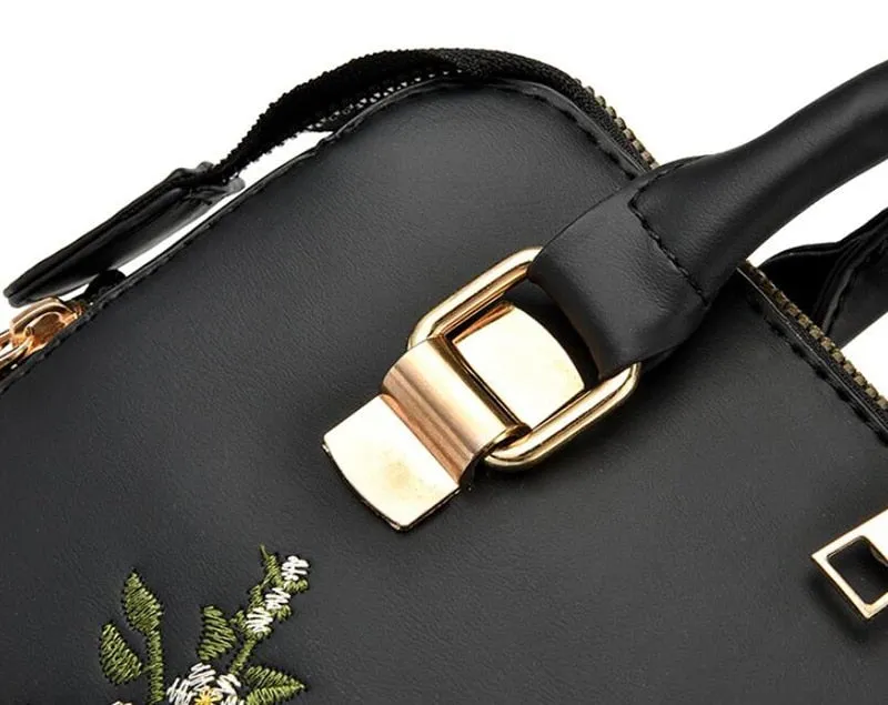 Flower Women Handbags Clear communication Shoulder Comprehensive assistance bags Messenger Bag Leather