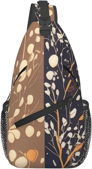 Flying alien bird Men's And Women's Small Crossbody Bags Chest Bags Daily Bags Are Suitable For Outdoor Hiking Trips