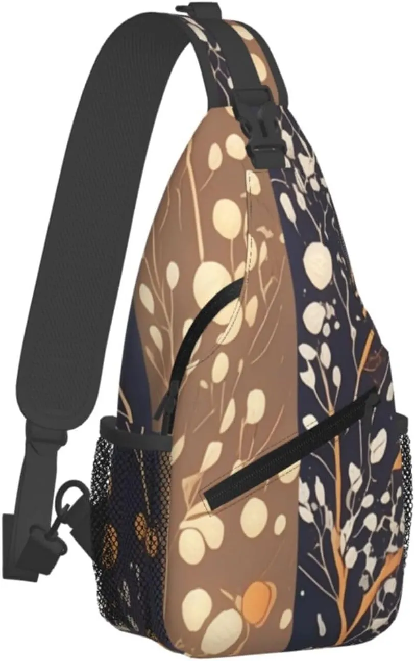 Flying alien bird Men's And Women's Small Crossbody Bags Chest Bags Daily Bags Are Suitable For Outdoor Hiking Trips