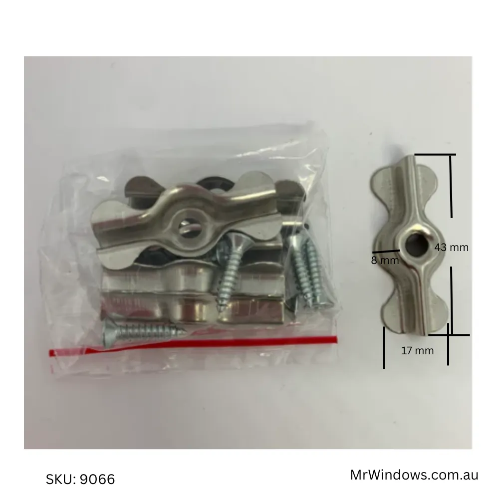 Flyscreen clip - Bow Tie - 6 Pack