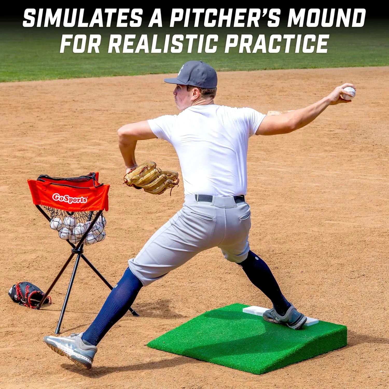 for 30 x Inch Pitching x 4 - Pitchers Bargain Portable 30 GoSports State-of-the-art Baseball Mound