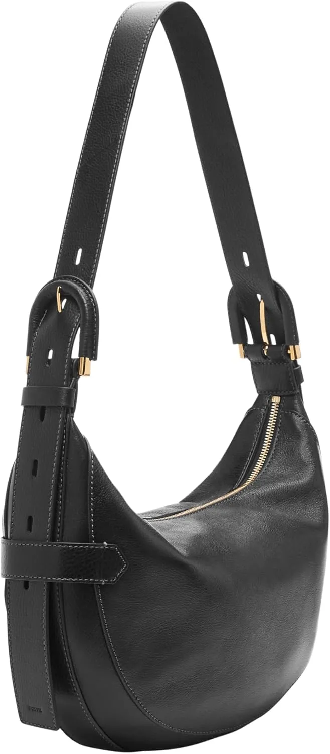 Fossil Women's Harwell Leather Hobo Shoulder Bag