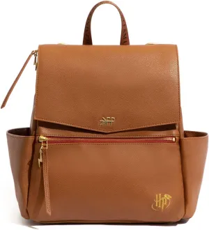 Freshly Picked Classic Mini II Diaper Bag Backpack, Wipeable Vegan Leather, Harry Potter, 8 Pockets