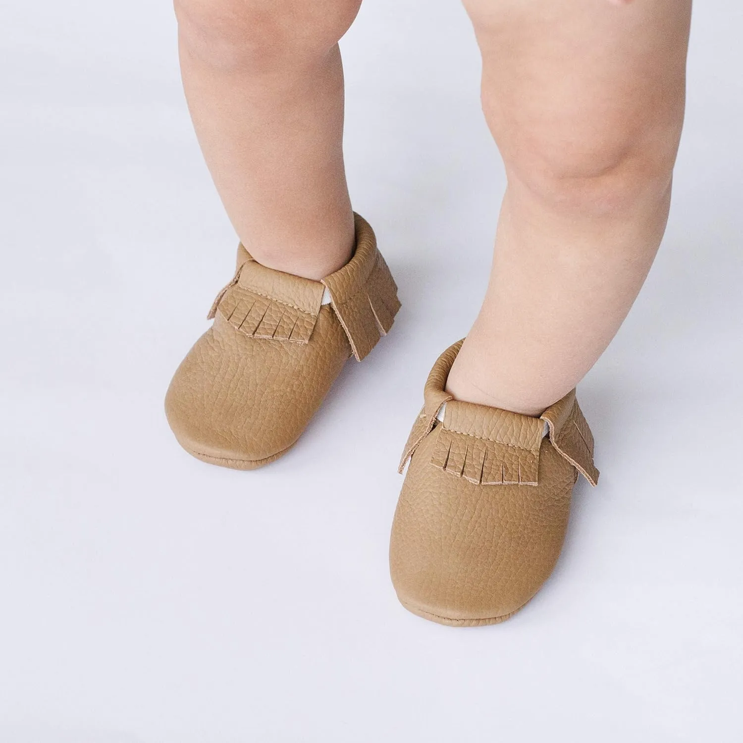 Fringe Baby Moccasins (Italian Leather) Baby Shoes, Soft Sole Baby Shoes, Newborns, Infants & Toddlers - Handmade Genuine Leather Baby Boy Shoes, Baby Girl Shoes