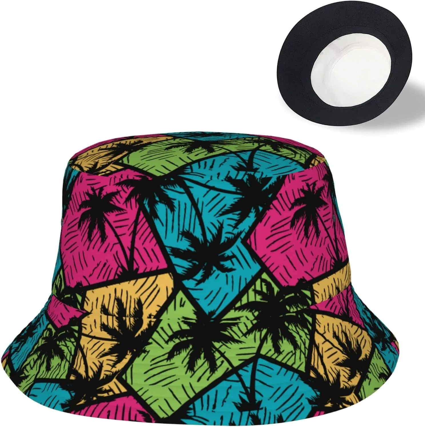 Frogs Bucket Hats for Women Summer Sun Beach Travel Outdoor Fishing Cap Men Bucket Hat