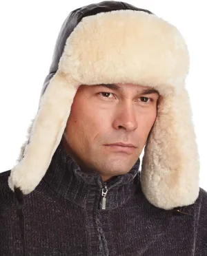 frr Classic B-3 Shearling Sheepskin Aviator Hat
