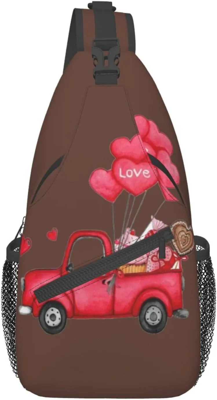 Fruits Watermelon Crossbody Sling Backpack Sling Bag Travel Hiking Chest Bag Daypack For Women Men